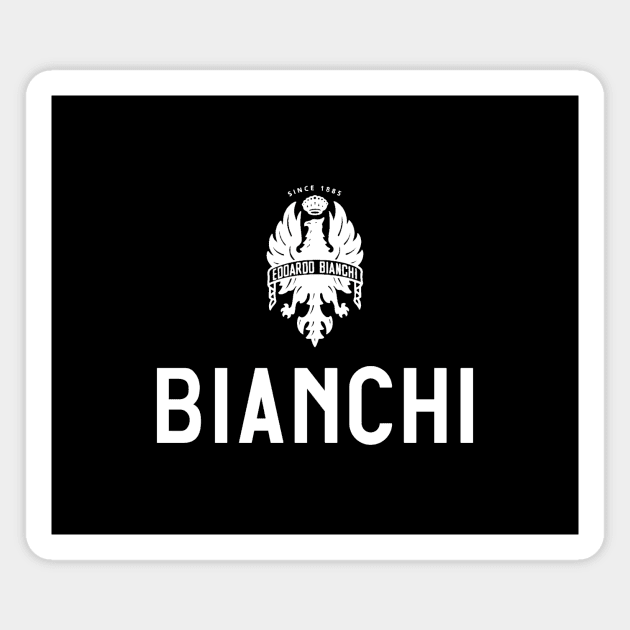 Bianchi Bike Potrait Logo Magnet by bike-man